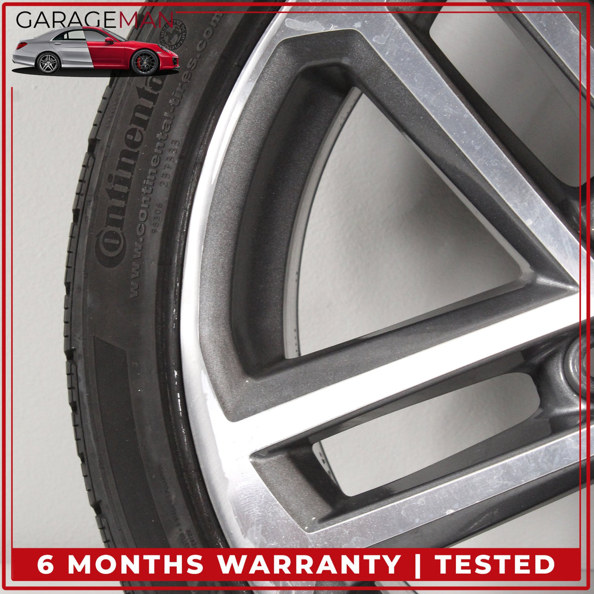 2017-2020 Audi A3 S3 Front or Rear Wheel Rim w/ Continental Tire 8JX18H2ET46 OEM