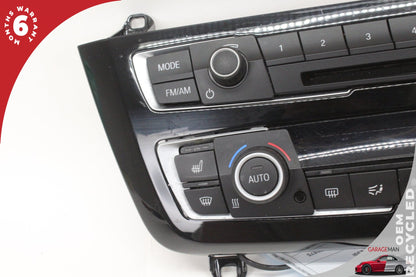 2012-2020 BMW 430i 435i 440i A/C AC Climate Temperature Radio Control Switch OEM