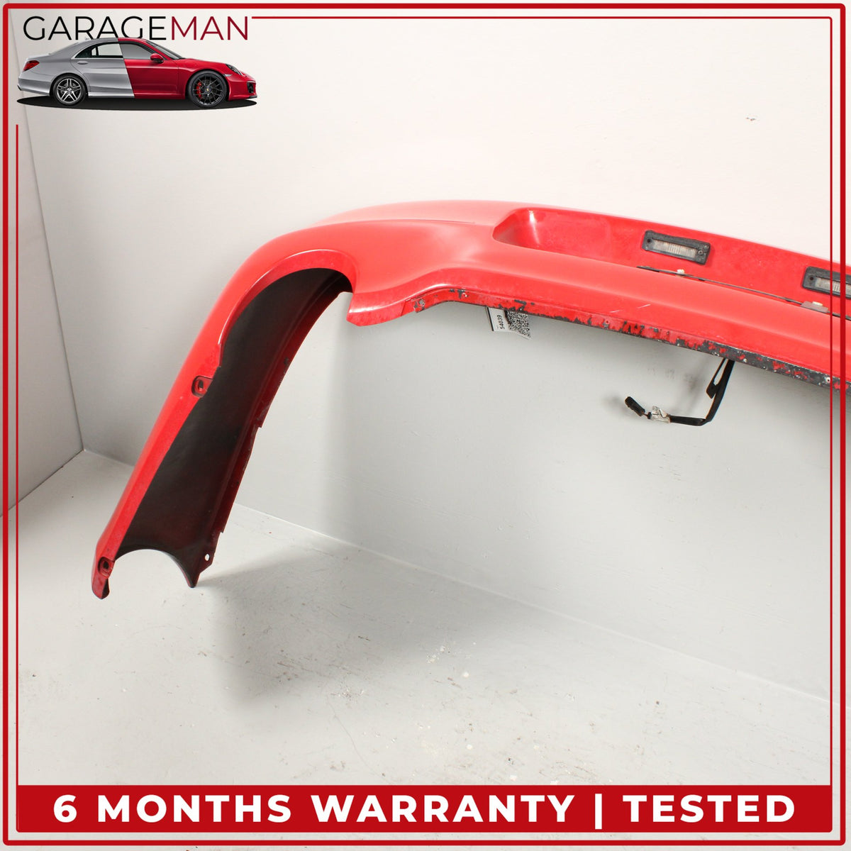 1999-2001 Porsche 911 996 Rear Bumper Cover Red 99650541108 OEM