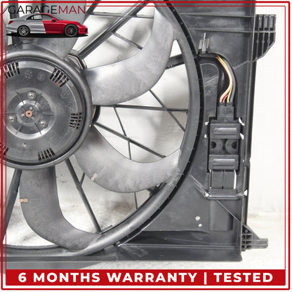 2006-2009 Mercedes W211 E350 Cooling Fan Blade w/ Shroud & Motor 2115001693 OEM
