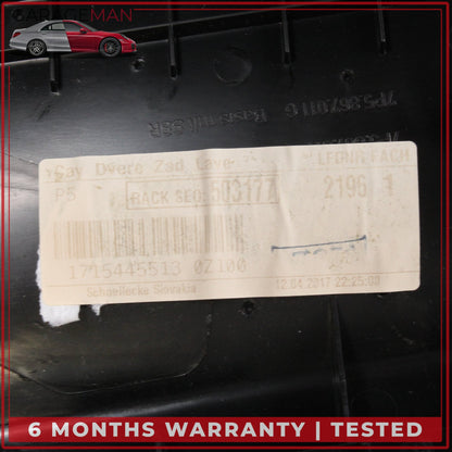 2011-2018 Porsche Cayenne 958 Rear Left Side Door Trim Cover Panel Beige OEM
