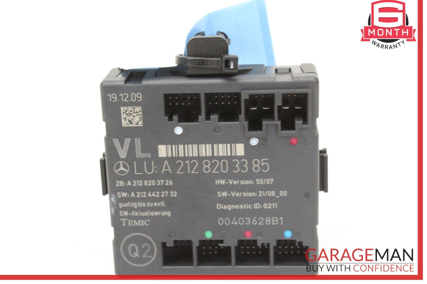 2008-2018 Mercedes W212 E350 Front Left Driver Side Door Control Module OEM