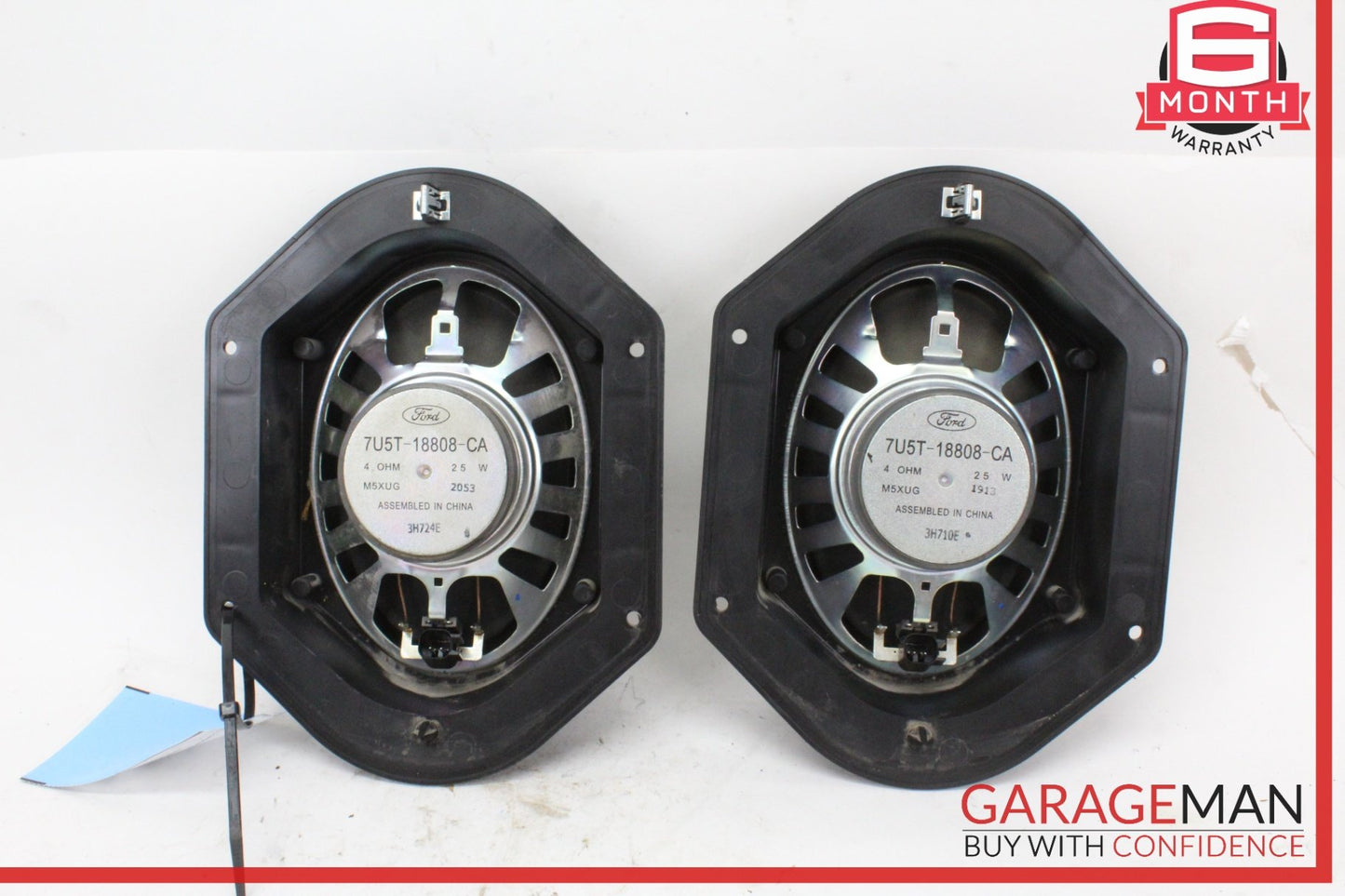 2009-2019 Ford Flex Rear Left and Right Side Door Speaker Set 8A8T-19B170-BB OEM
