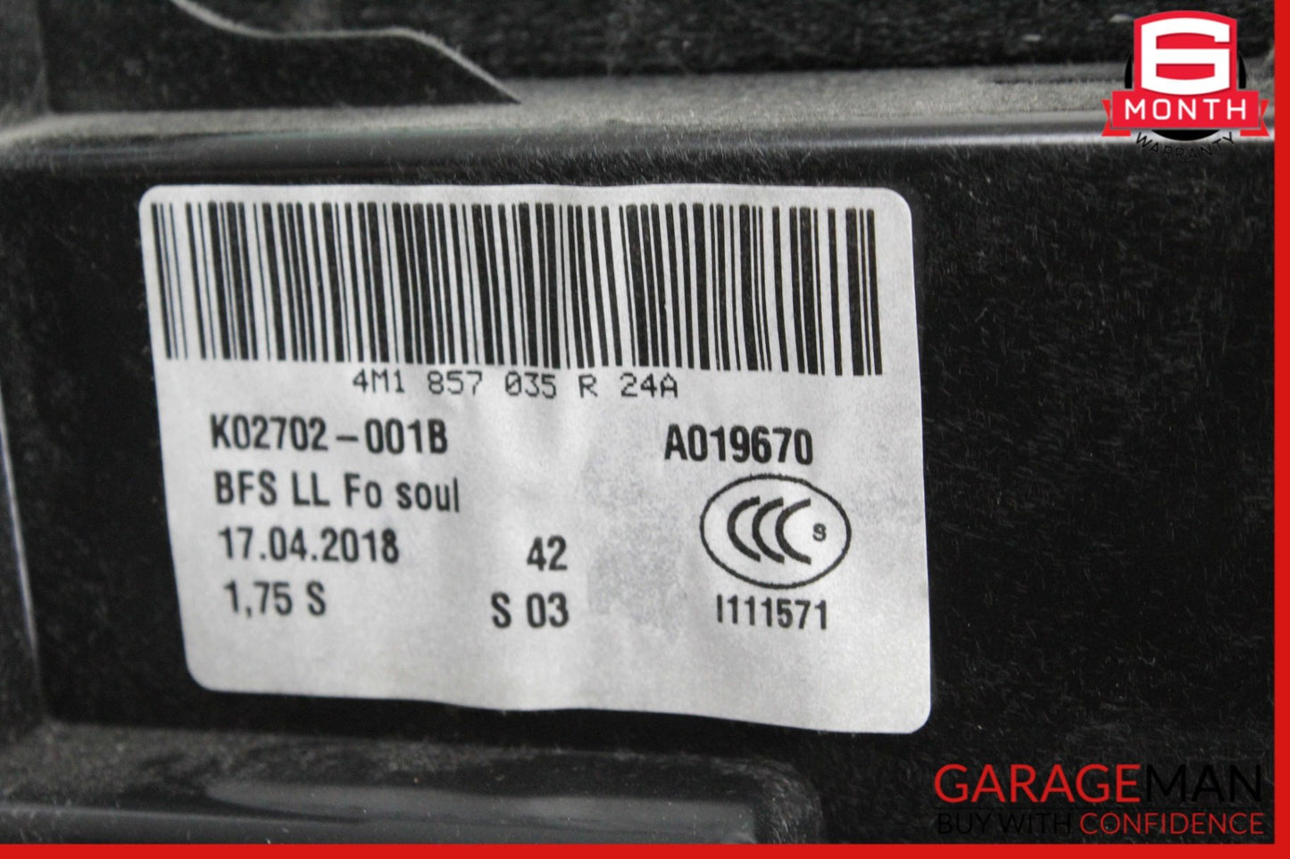 2017-2024 Audi Q7 SUV Glove Box Storage Compartment 4M1857035R