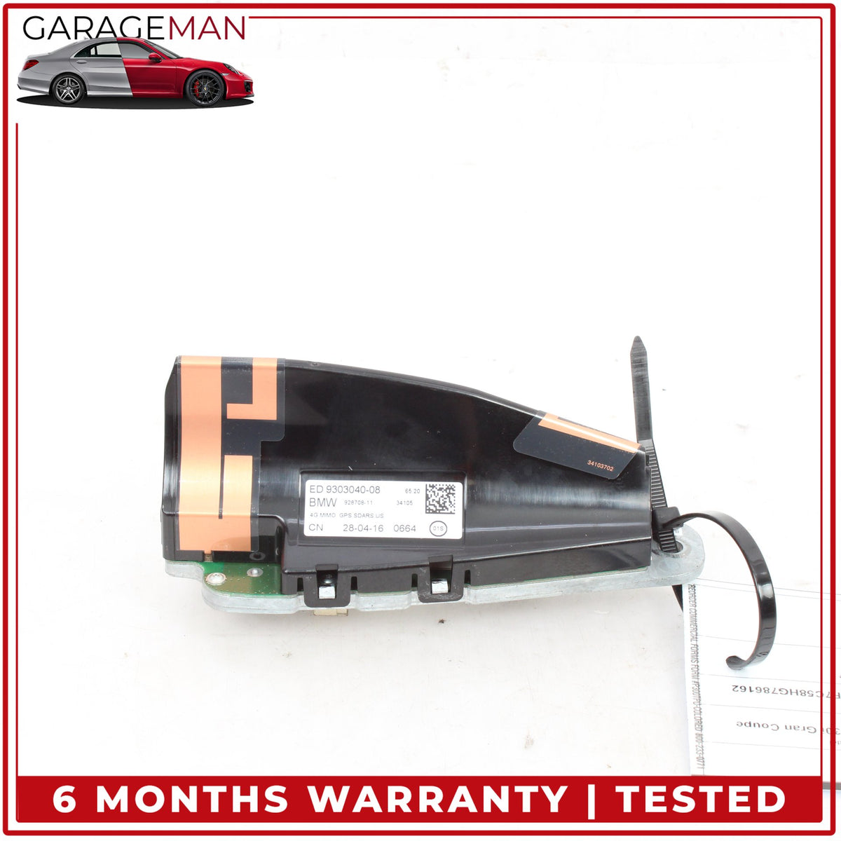 2014-2020 BMW 430i Gran Coupe Sedan Roof Shark Fin Antenna Module 9303040 OEM