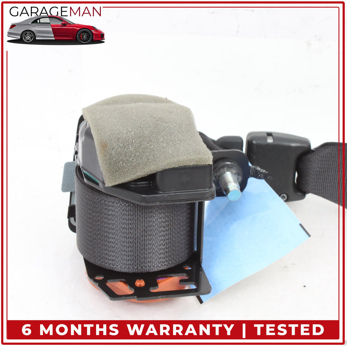 2014-2024 Infiniti Q50 V37 Sedan Rear Centre Middle Seat Belt Seatbelt Black OEM