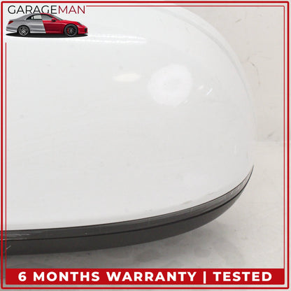 2009-2016 Audi A4 Front Left Driver Side Door Rear View Mirror White OEM