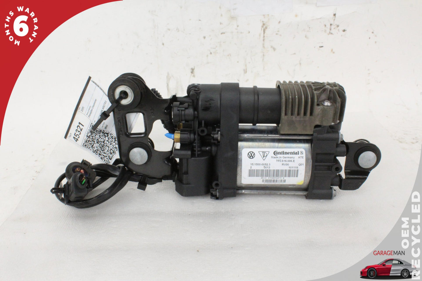 2011-2018 Porsche Cayenne 958 Air Suspension Compressor Pump 7P0616006E OEM