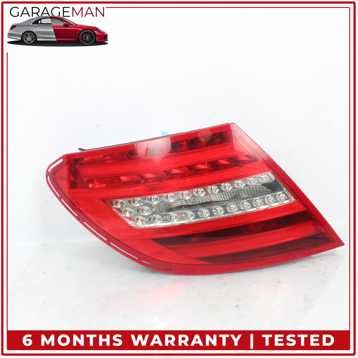 2012-2014 Mercedes W204 C250 Rear Left Side Tail Light Lamp 2049060603 OEM