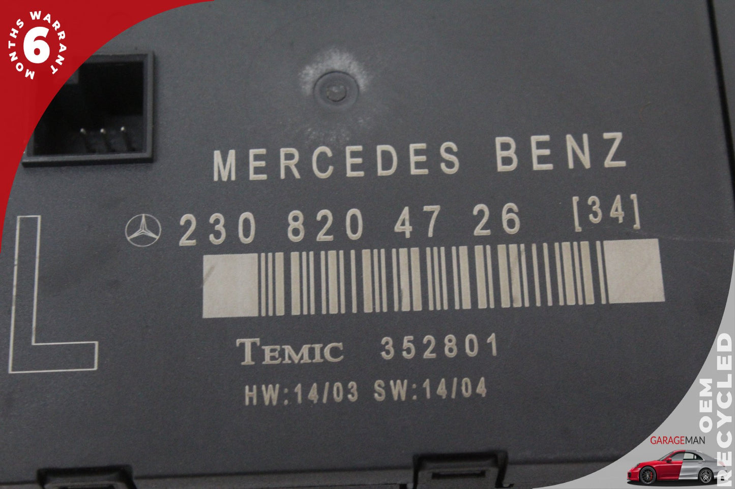 2003-2012 Mercedes R230 SL500 Front Left Door Control Module 2308204726 OEM