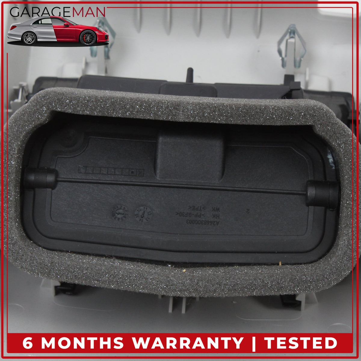 2014-2017 Mercedes W242 B Electric Drive Rear Center Console Air Vent Trim OEM