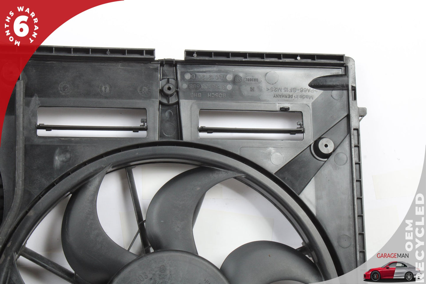 2007-2015 Audi Q7 Engine Radiator Cooling Fan Motor Assembly 7L0121253 OEM
