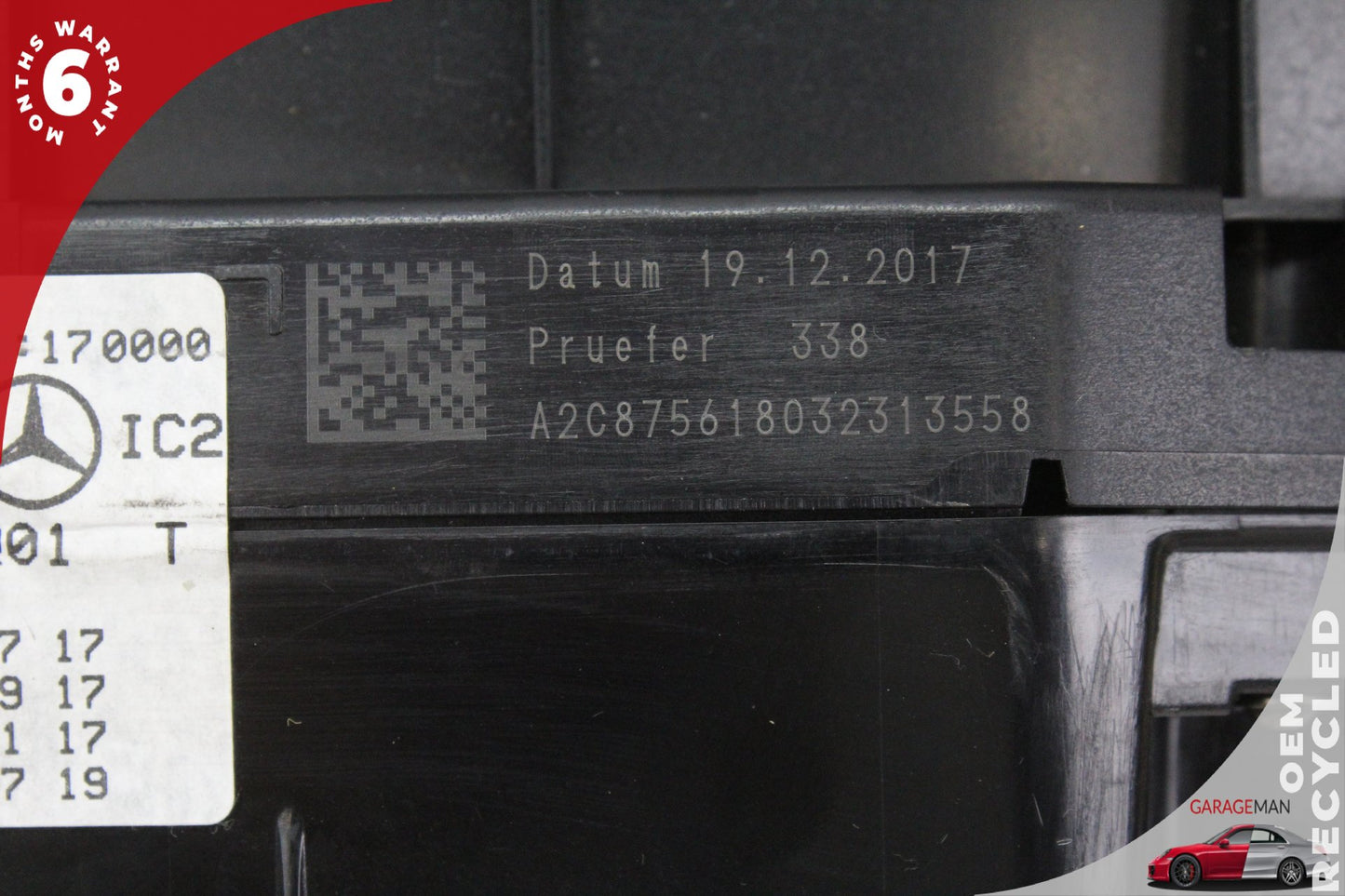 2018-2019 Mercedes W205 C350e Speedometer Instrument Cluster 2059006536 OEM