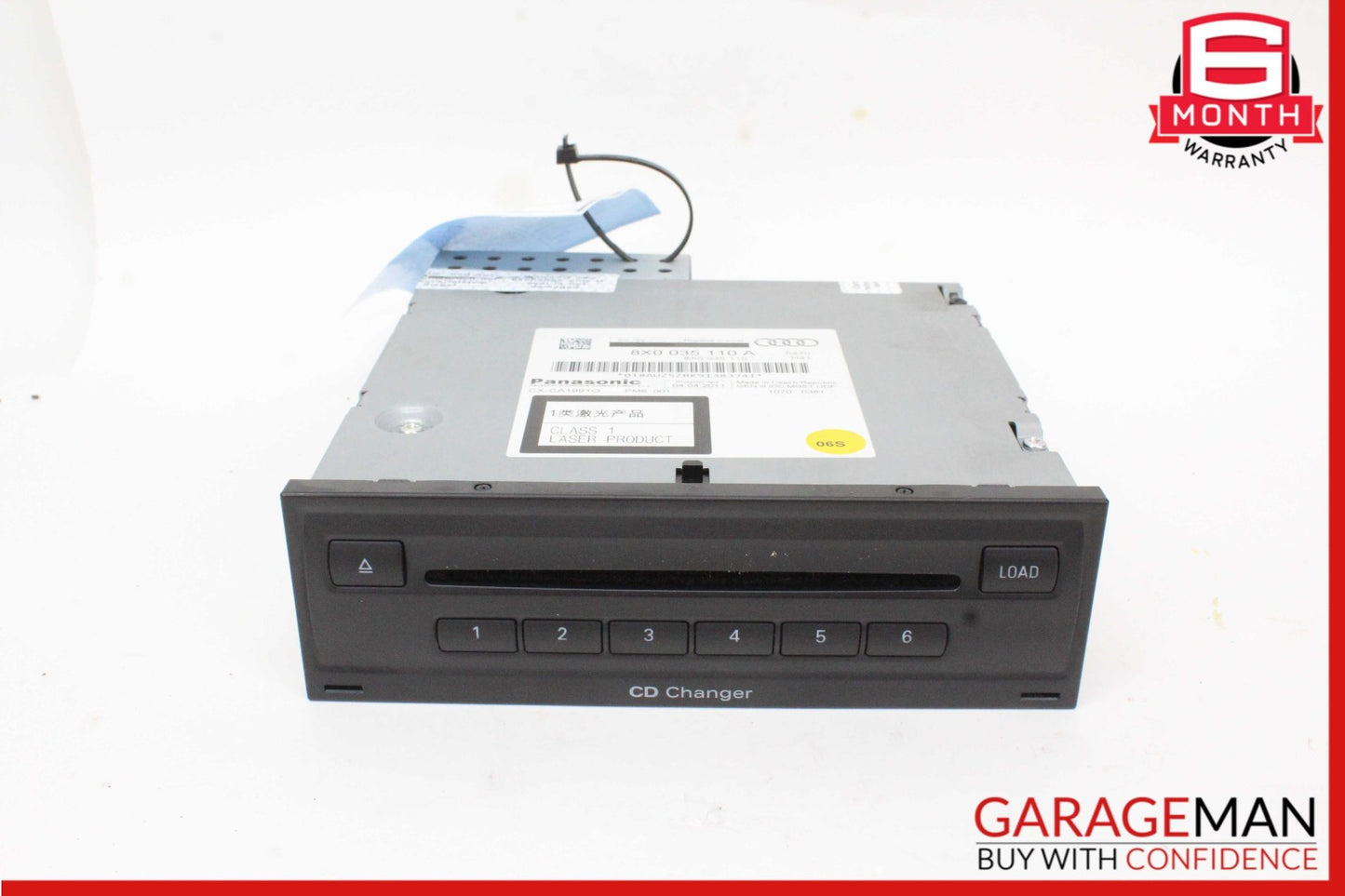 2012-2018 Audi A6 C7 Sedan CD DVD Disc Changer Player 8X0035110A