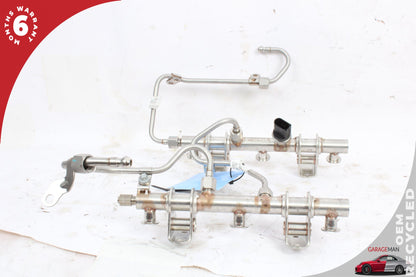 2015-2018 Porsche Macan 95B 3.0L Fuel Injection Rail Line Left &amp; Right Side OEM