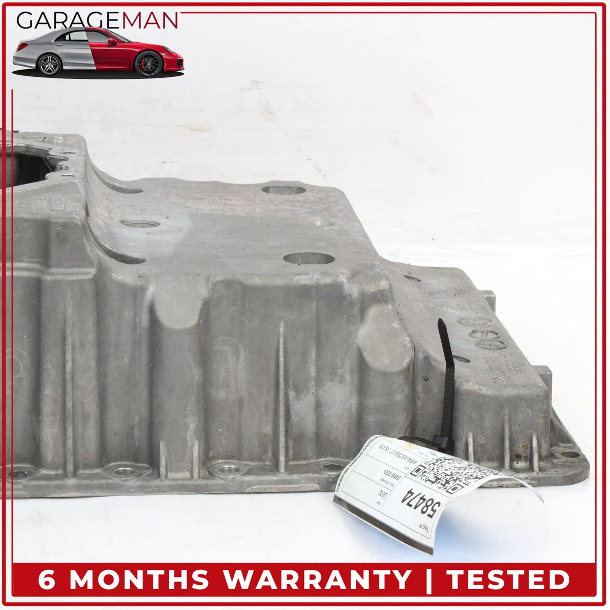 2009-2019 BMW 650i 550i X5 X6 750i 4.4L V8 N63 Engine Upper Oil Pan 7605524 OEM