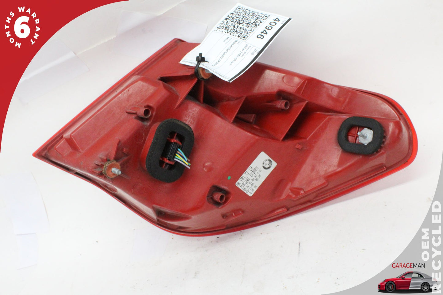 2009-2012 BMW 750i Rear Left Driver Side LED Outer Tail Light Lamp 7182201 OEM