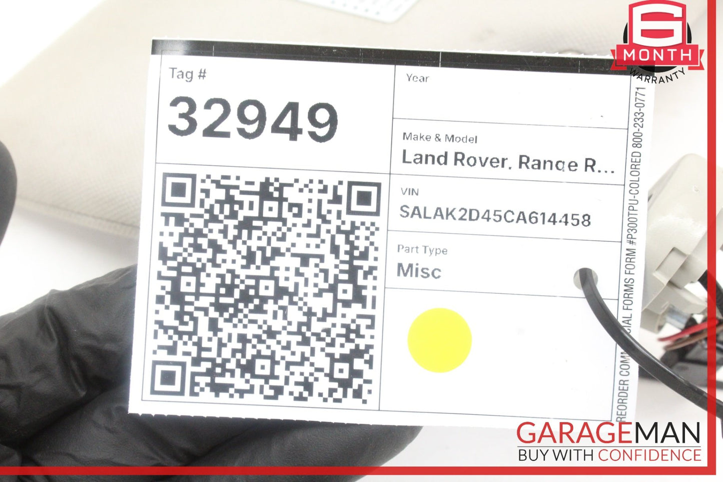 2010-2016 Land Rover LR4 SUV Left Sun Visor LR013079
