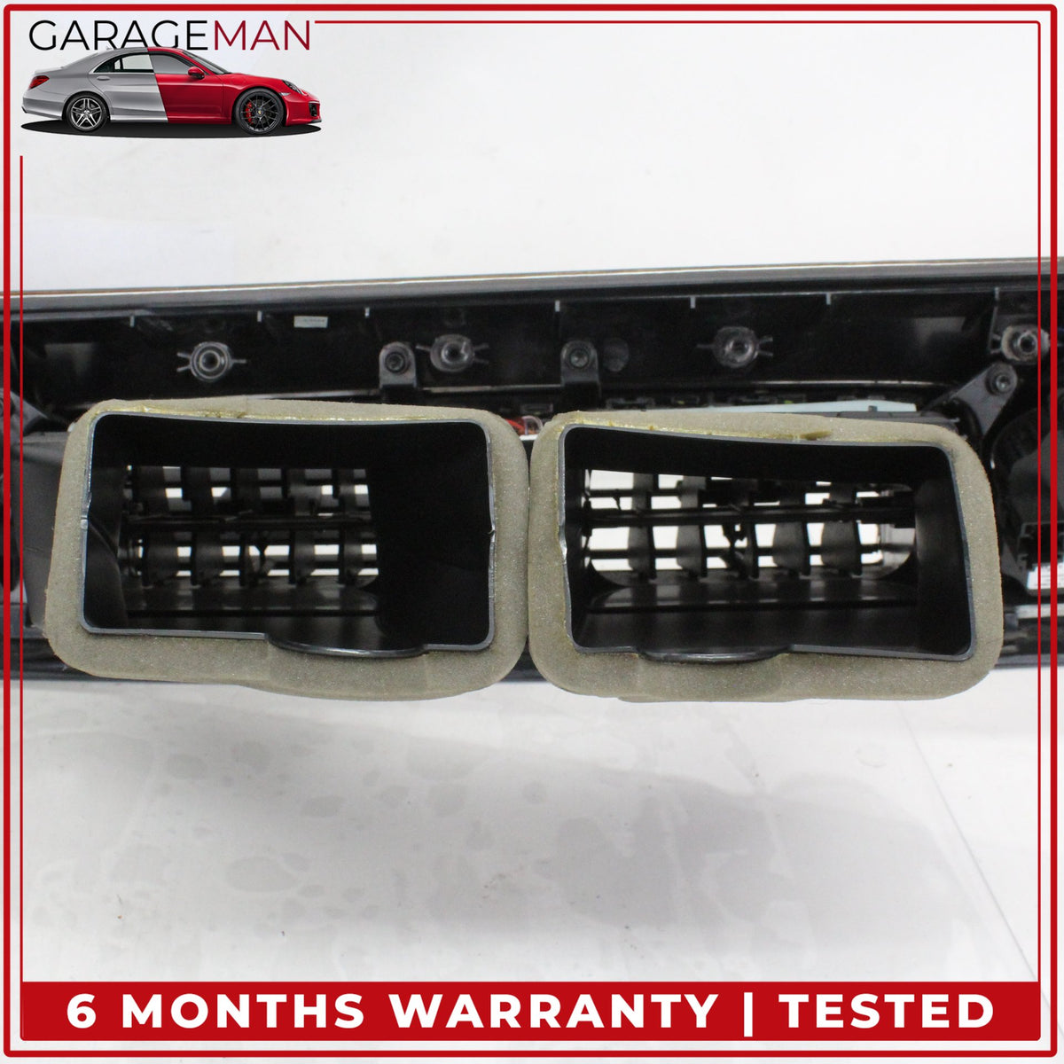 2010-2013 BMW 550i GT Front Dash Center AC Air Vent Grille Panel w/ Trim 9195654 OEM