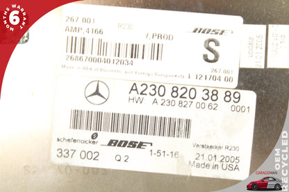 05-08 Mercedes-Benz SL500 R230 Audio Amplifier AMP Bose 2308203889 Genuine