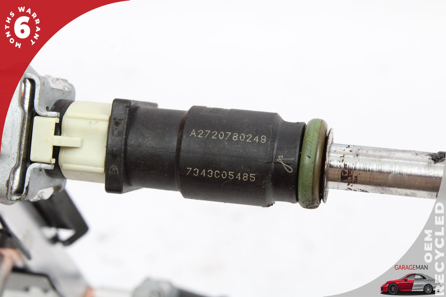 2005-2012 Mercedes W204 C300 E350 Fuel Injector Rail w/ Fuel Injectors OEM
