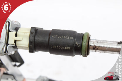 2005-2012 Mercedes W204 C300 E350 Fuel Injector Rail w/ Fuel Injectors OEM