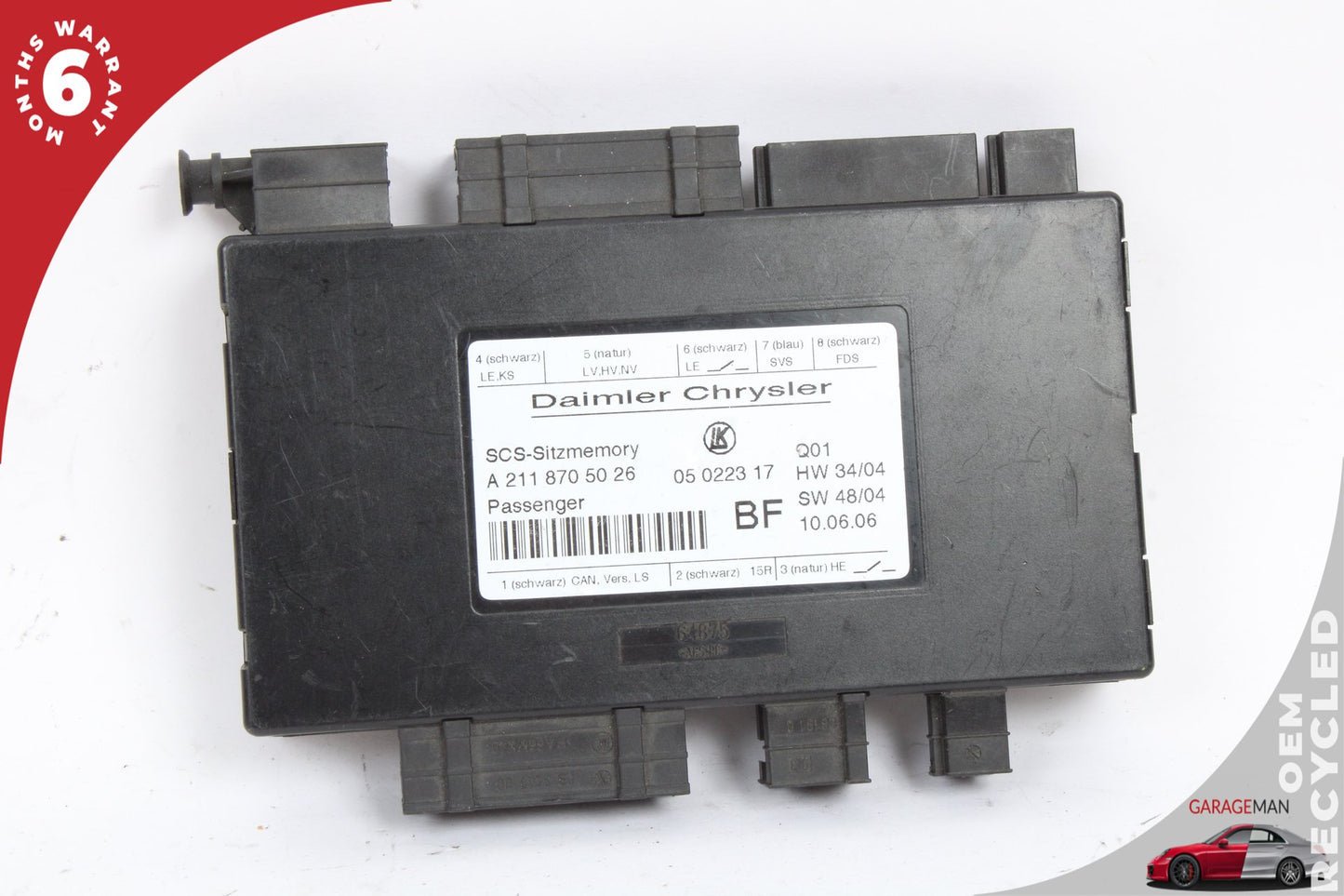 03-11 Mercedes W211 CLS500 E500 Under Seat Control Module 2118705026 OEM