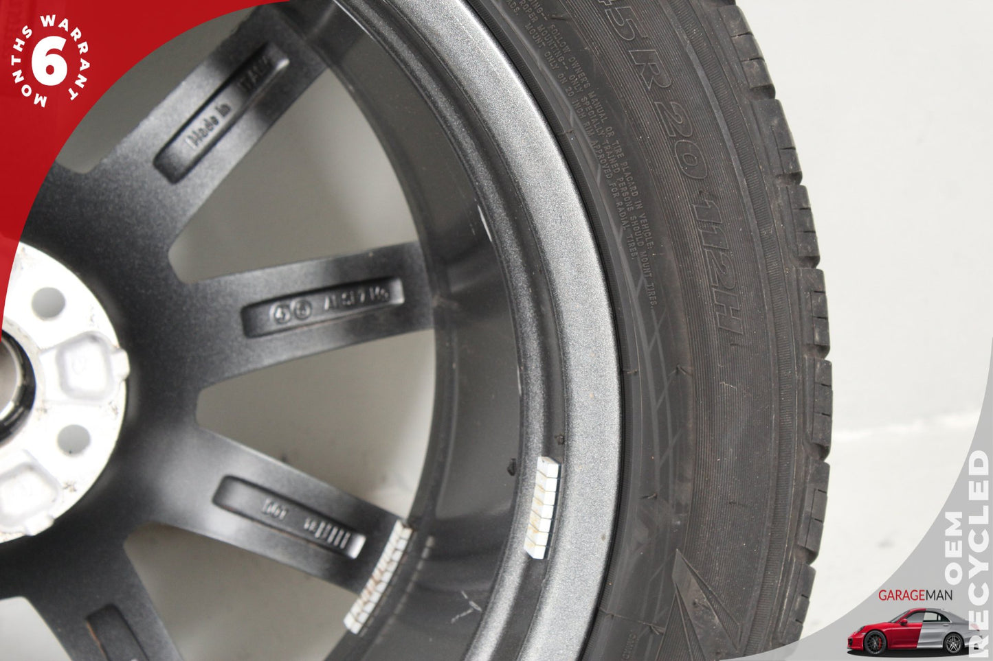 2017-2019 Audi Q7 SUV Wheel Rim w/ Tire 10 Spoke 9JX20H2 ET33 4M0601025AE