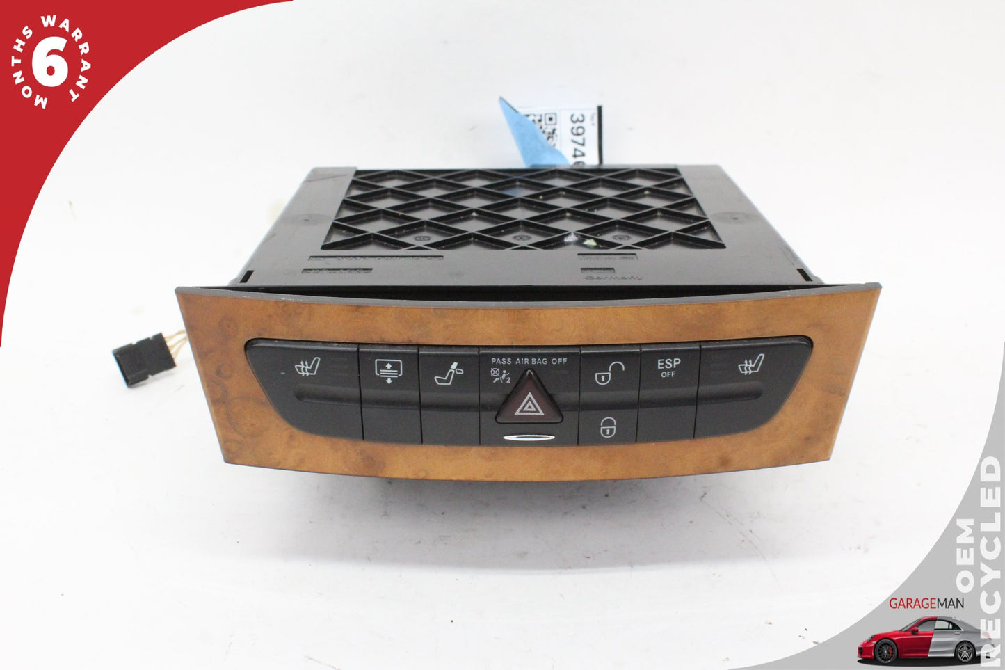 2003-2009 Mercedes W211 E500 CLS500 Hazard Switch Control Panel 2116800552 OEM