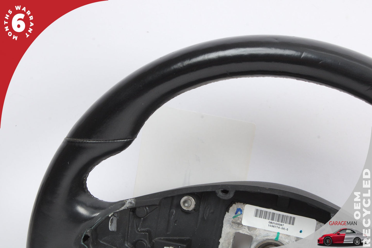 2012-2015 Tesla Model S Front Left Side Steering Wheel Black 103677400C OEM