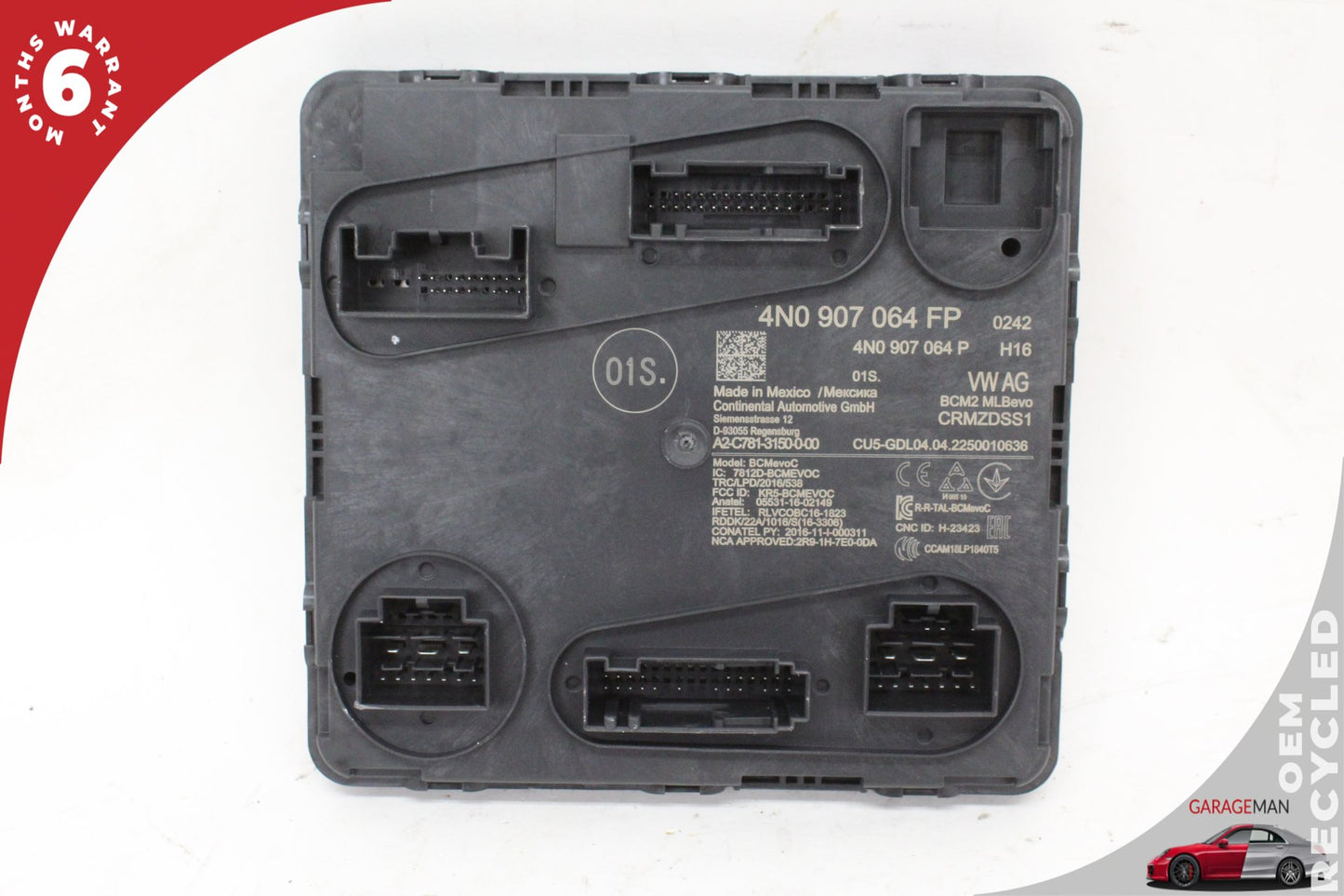 2018-2025 Audi Q5 SQ5 Body Comfort BCM Control Module Unit 4N0907064GP OEM