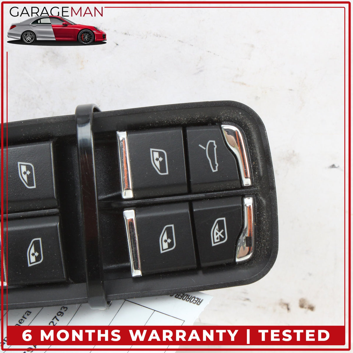 2010-2016 Porsche Panamera 970 Front Left Door Master Window Control Switch OEM