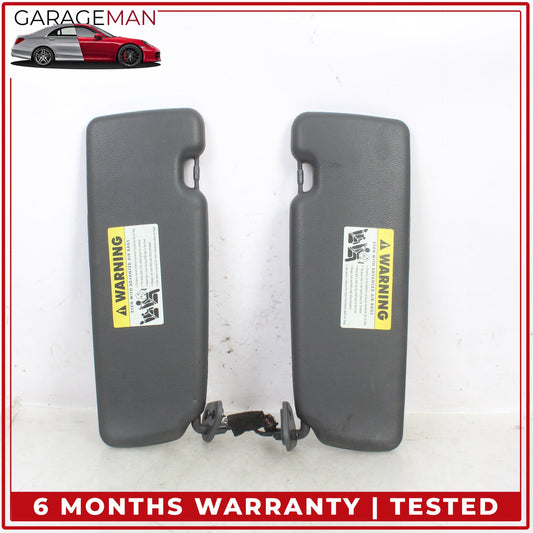 2004-2010 BMW 650i E64 Convertible Left & Right Sun Visor Set OEM