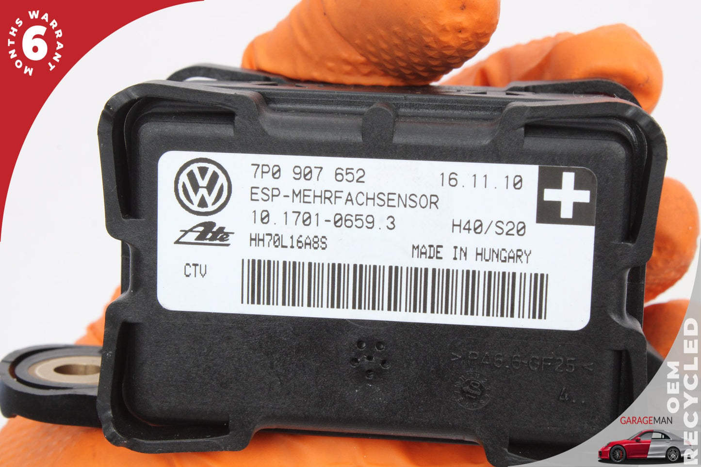 2011-2018 Porsche Cayenne 958 SUV Yaw Turn Rate Sensor Module 7P0907652 OEM