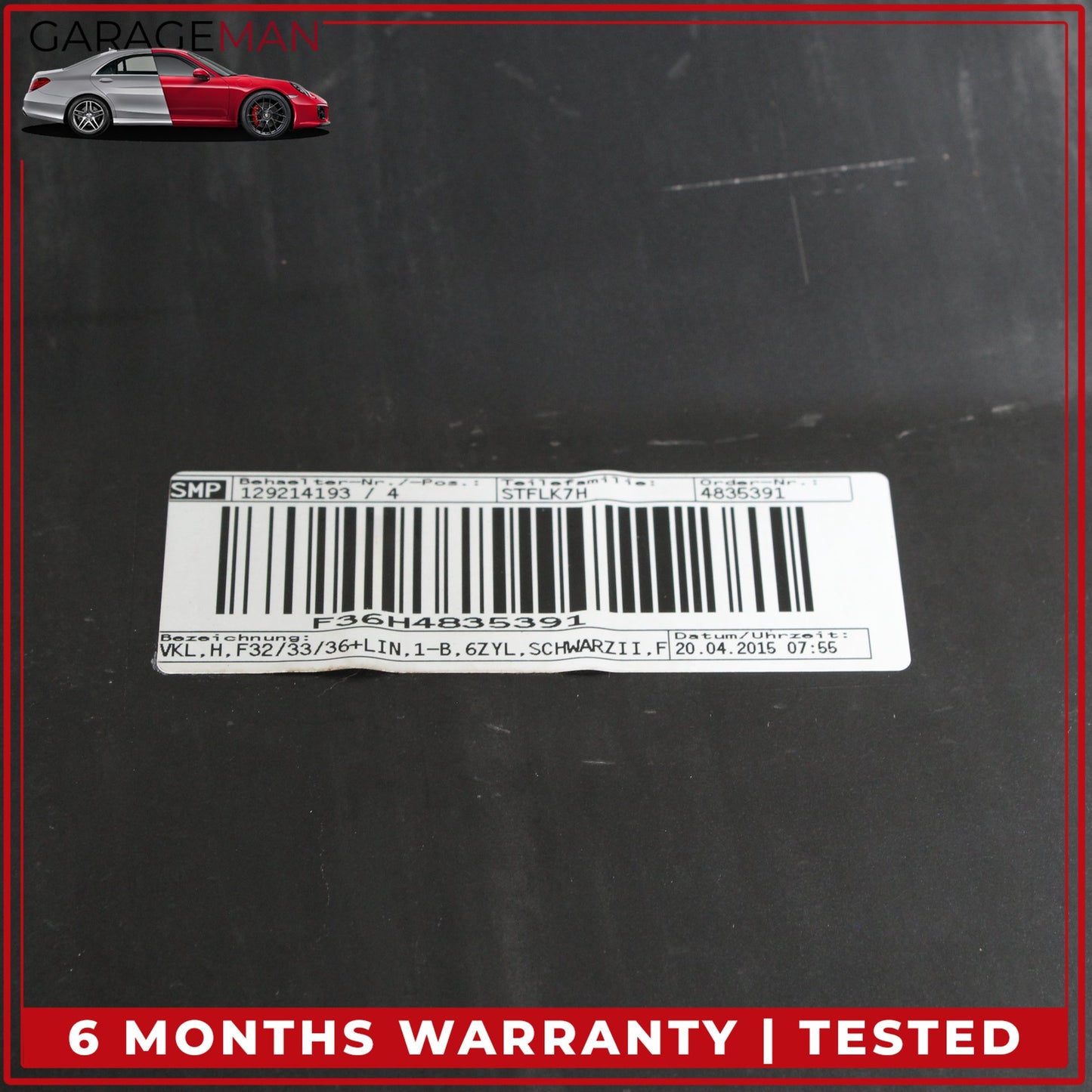2014-2020 BMW 428i F36 Rear Bumper Cover Assembly 7285545 SCHWARZ II