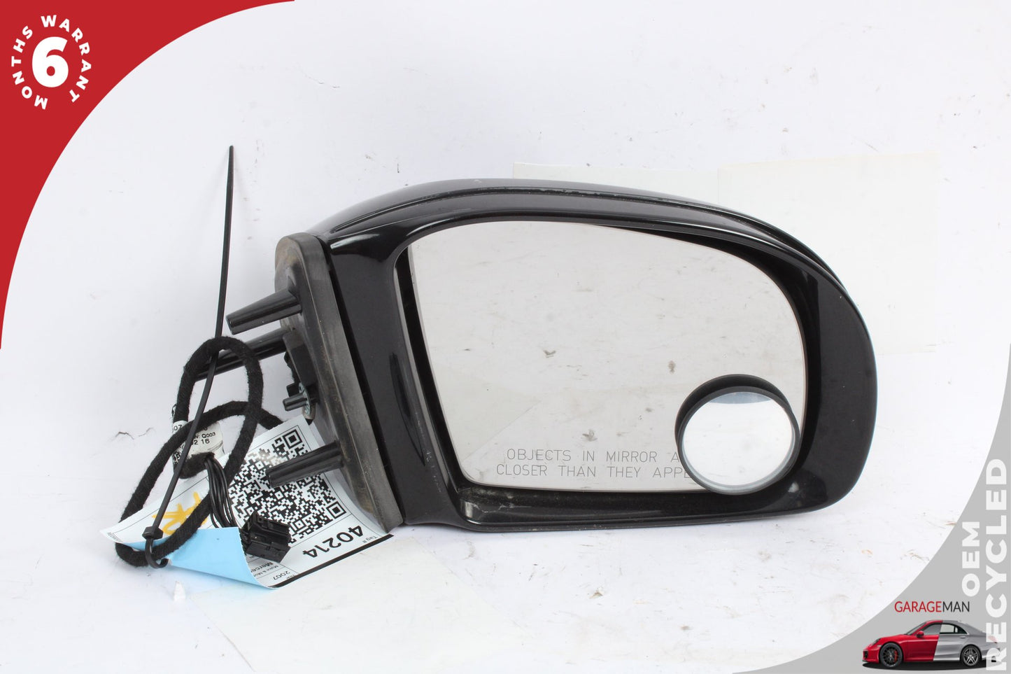 2006-2008 Mercedes W164 ML350 Front Right Side Door Rear View Mirror Black OEM