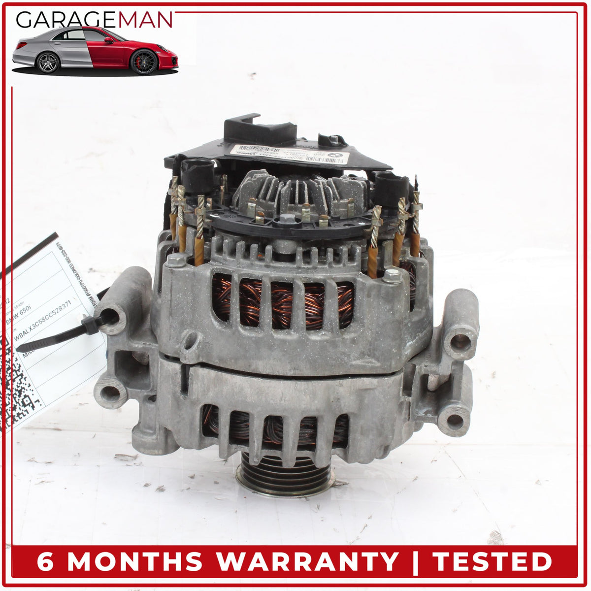 2012-2019 BMW 650i 550i 4.4L V8 N63 Engine Alternator Generator 7603779 OEM