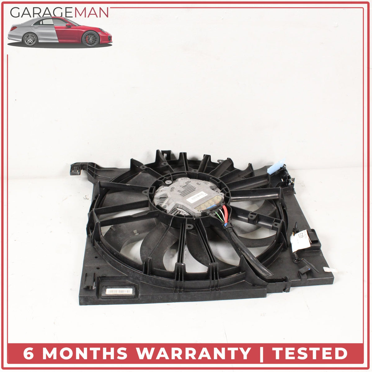 2010-2019 Jaguar XF X250 Engine Cooling Radiator Fan Motor 9W838C607BH OEM