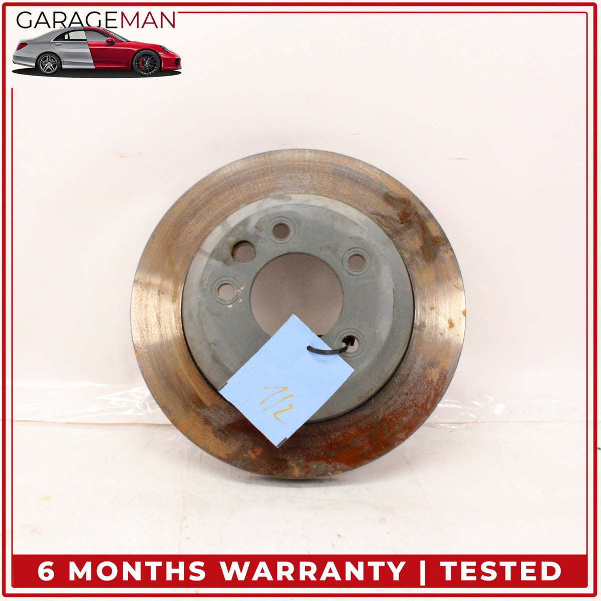 2003-2018 Porsche Cayenne 955 Rear Left and Right Side Brake Rotor Disc Set OEM