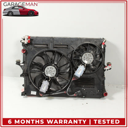 2007-2015 Audi Q7 Engine Cooling Radiator Fan Blade AC Condenser Assembly OEM