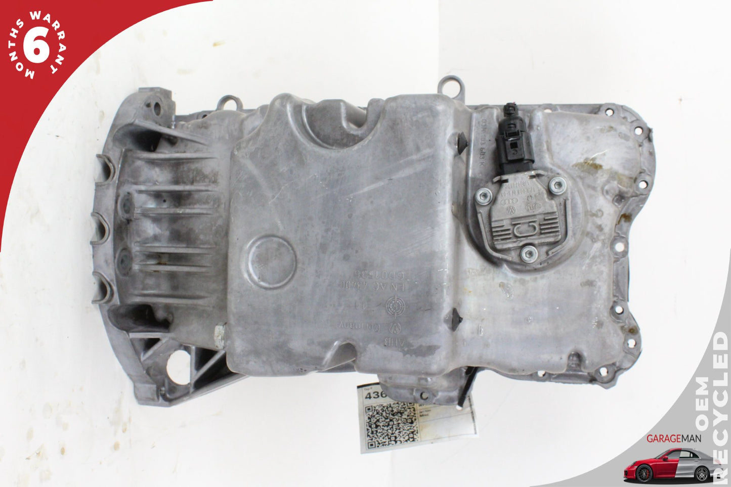 2007-2010 Porsche Cayenne 957 Audi Q7 Lower Engine Oil Pan w/ Oil Level Sensor