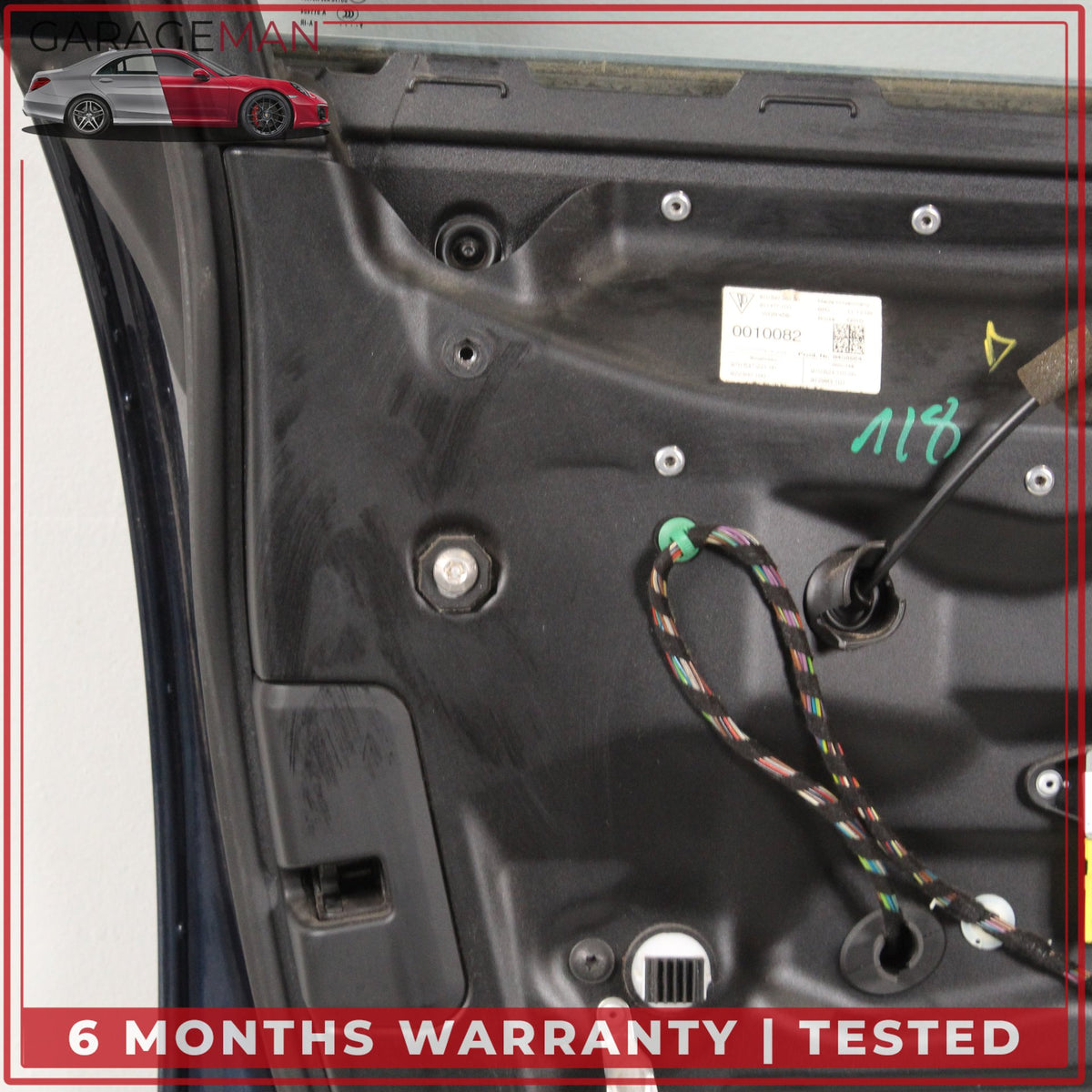 2010-2016 Porsche Panamera 970 Front Left Complete Door Assy Blue Metallic OEM