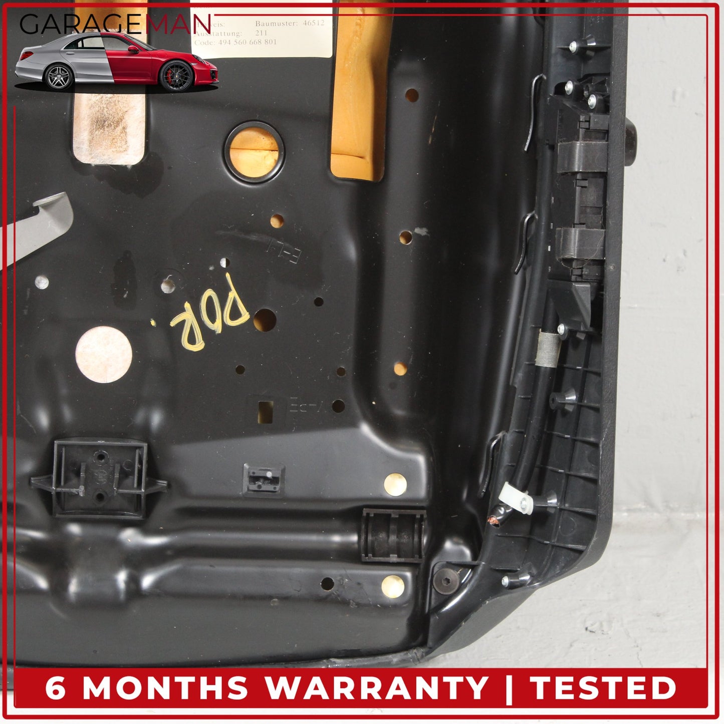 1997-2004 Porsche 911 996 Coupe Front Right Lower Bottom Seat Cushion 996521161
