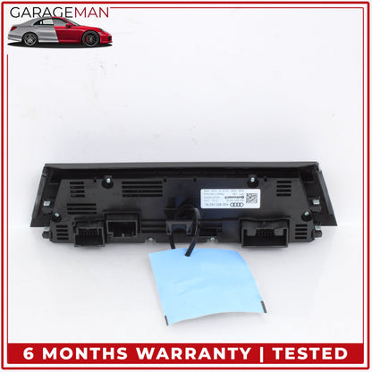 2016-2018 Audi A6 A7 Front AC Temperature Climate Control Panel 4G0820043BL OEM