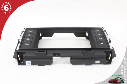 2016-2020 Jaguar XF X260 Front Center Dash Display Screen Trim w/ Switches OEM