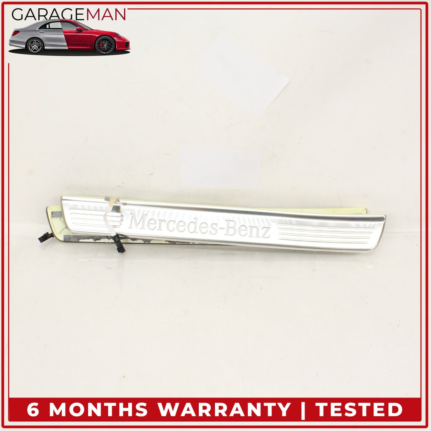 2014-2020 Mercedes W222 S550e Front and Rear Illuminated Door Step Sill Set OEM