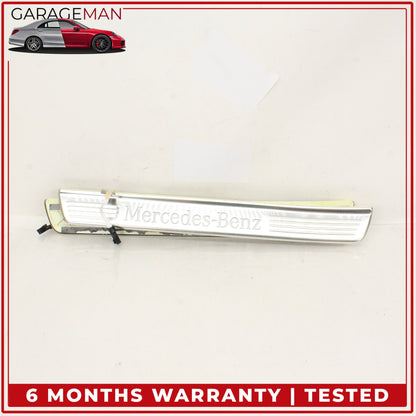 2014-2020 Mercedes W222 S550e Front and Rear Illuminated Door Step Sill Set OEM
