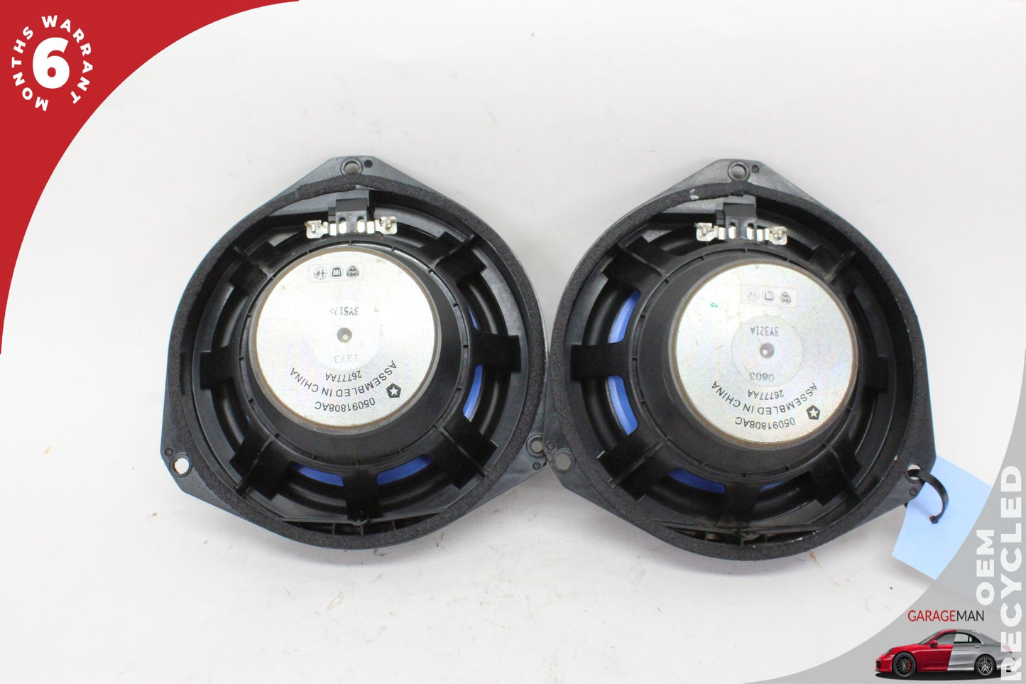 2012-2017 Fiat 500e Front Left and Right Side Door Audio Speaker 05091808AC OEM