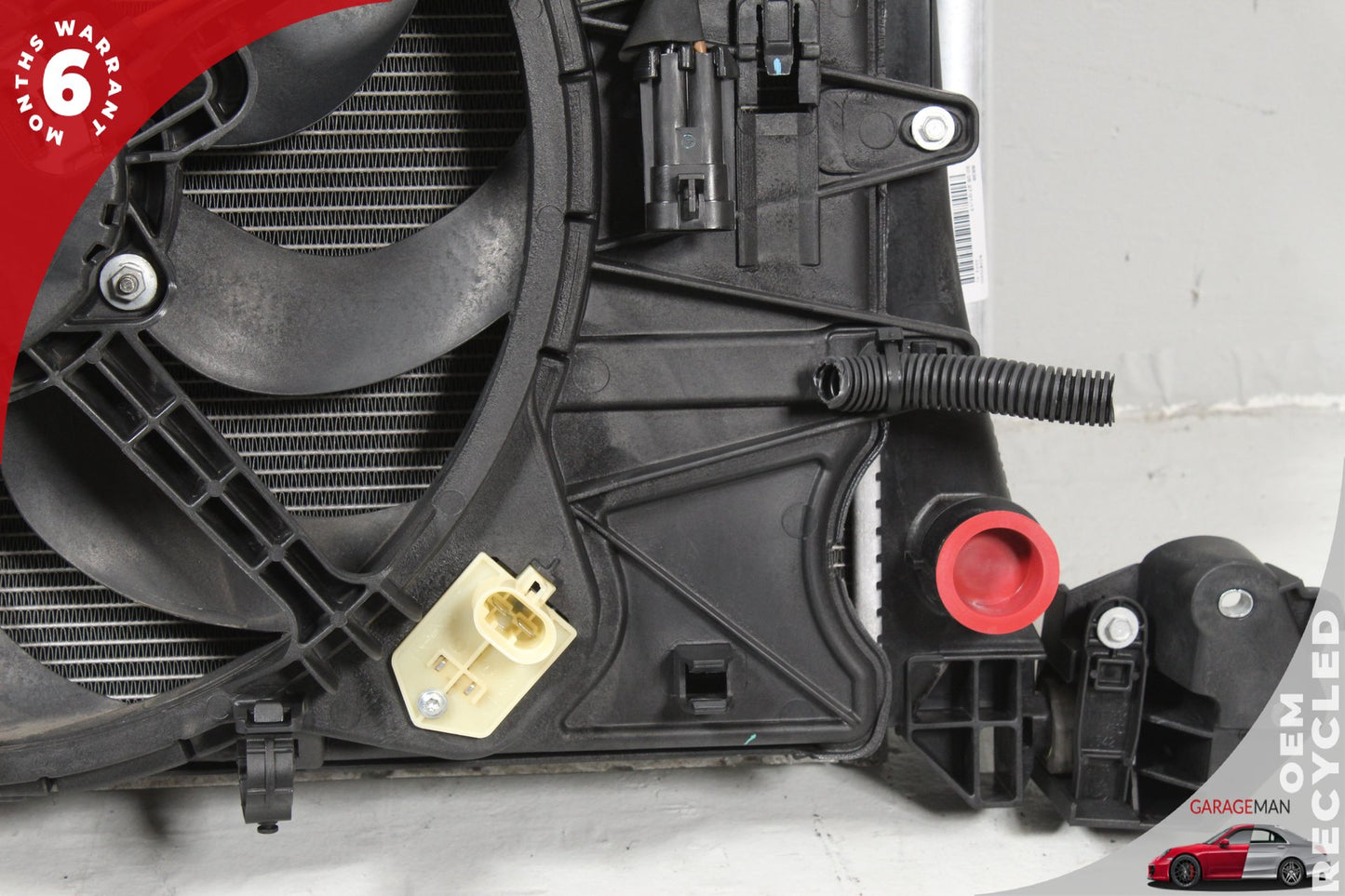 2014-2020 Fiat 500L Engine Cooling Radiator AC A/C Condenser Assembly OEM