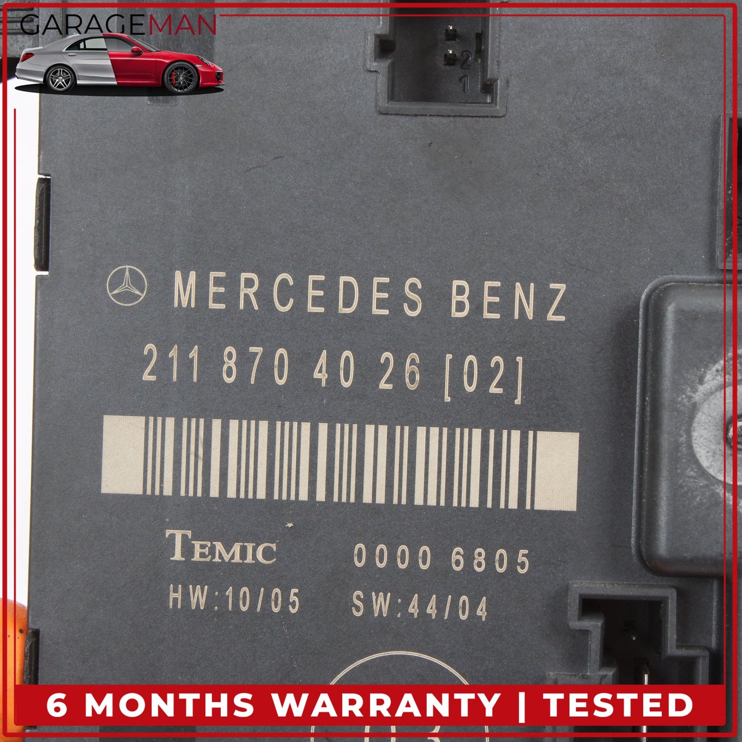 2003-2009 Mercedes W211 E350 Rear Left Side Door Control Module 2118704026 OEM